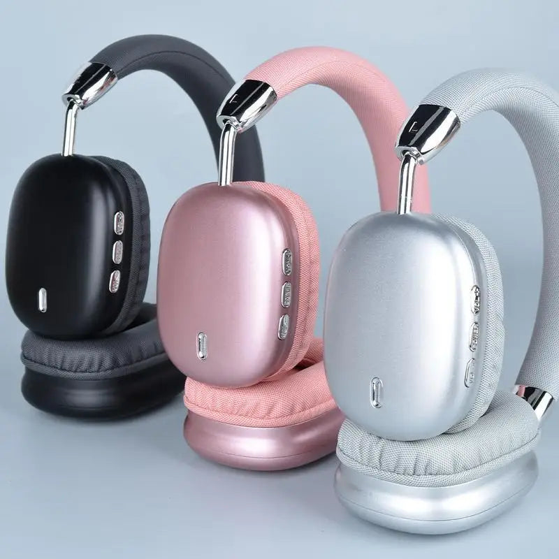 Wireless Bluetooth Headphones High-Resolution Audio Foldable Lightweight Deep Bass Long-Lasting Earphones